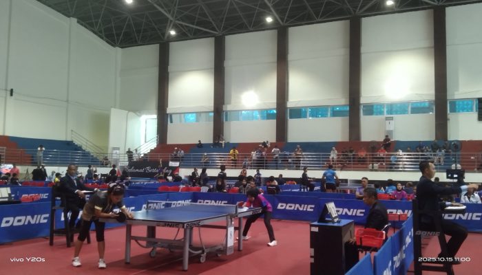 Wakil Wali Kota Bekasi Optimis Target Empat Emas dari Tenis Meja di Porprov 2026 Tercapai