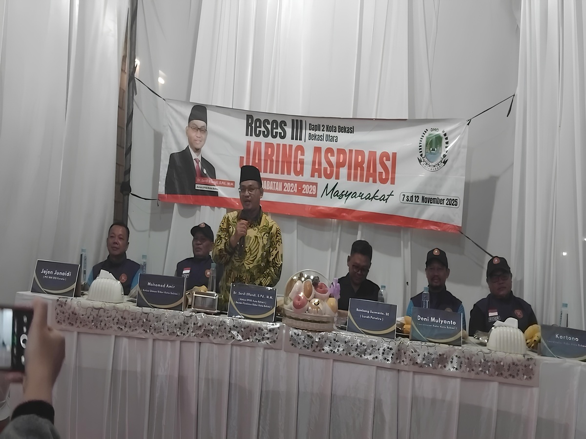 Reses Sardi Effendi di RW 018 Perwira Bekasi Utara