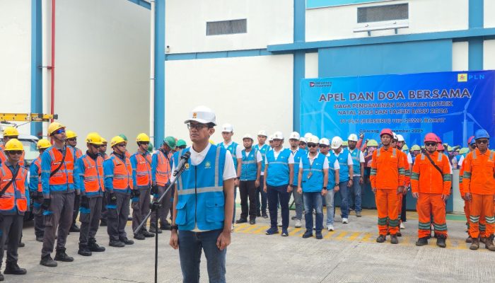 PLN Cikarang Gelar Apel Siaga dan Doa Bersama Jelang Natal dan Tahun Baru