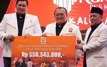 Rakerda PKS Kota Bekasi Himpun Donasi Lebih dari Rp500 Juta untuk Korban Bencana Sumatera