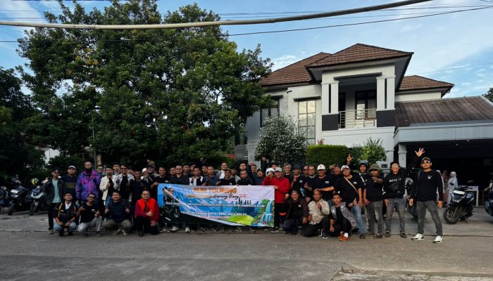 Penutup 2025, Heri Koswara Pimpin Touring ke Curug Pancawangi Bogor