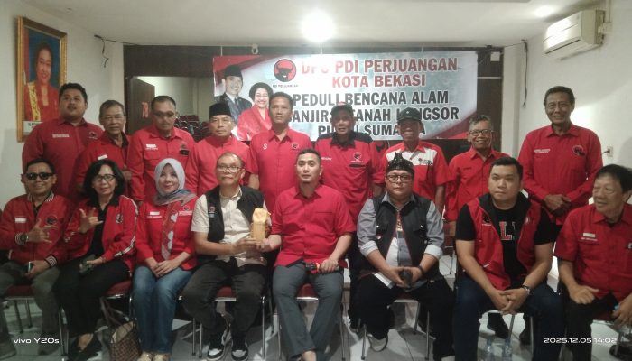 Kader Bergerak, PDIP Kota Bekasi Kirim Bantuan Kemanusiaan ke Sumatera