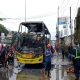 Bus Terbakar di Tambun, Damkar Kabupaten Bekasi Pastikan Tidak Ada Korban