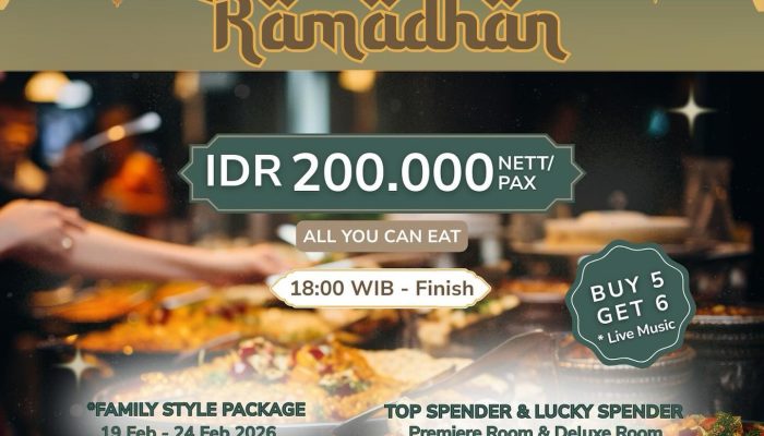 Hotel Santika Mega City Bekasi Hadirkan Promo “Mozaik Ramadhan”, Paket Iftar Mulai Rp155 Ribu