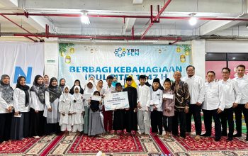 YBM PLN UP3 Bekasi Berbagi Kebahagiaan Idul Fitri 1447 H Bersama Anak Yatim dan Dhuafa