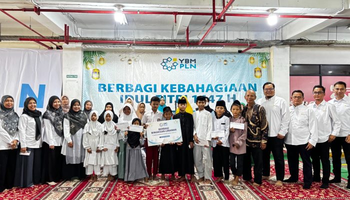 YBM PLN UP3 Bekasi Berbagi Kebahagiaan Idul Fitri 1447 H Bersama Anak Yatim dan Dhuafa