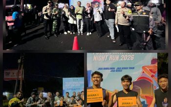 Night Run Ramadhan Bekasi Timur Ajak Remaja Anti Tawuran