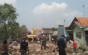 Penertiban 72 Bangunan Liar di Jalan Nonon Sonthanie, Bekasi Timur untuk Proyek Infrastruktur