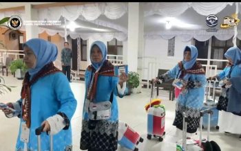 Kloter 02 Calon Jamaah Haji asal Depok Diberangkatkan ke Bandara