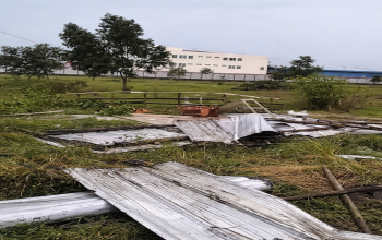 Puting Beliung Terjang Cikarang, 26 Rumah Warga Rusak