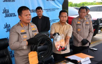 Polisi Tangkap Mantan Teknisi Pelaku Pencurian Kabel BTS di Pekayon Jaya 