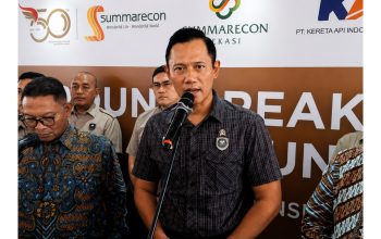 Menko AHY Resmikan Groundbreaking TOD Summarecon Bekasi
