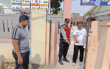 Polsek Babelan Selidiki Dugaan Pencurian Pagar SMPN 2 Babelan 