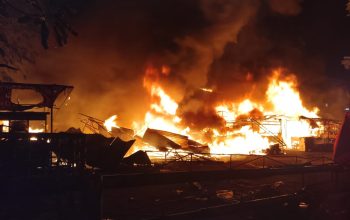 Pasar Bintara Terbakar, Diduga akibat Korsleting Listrik