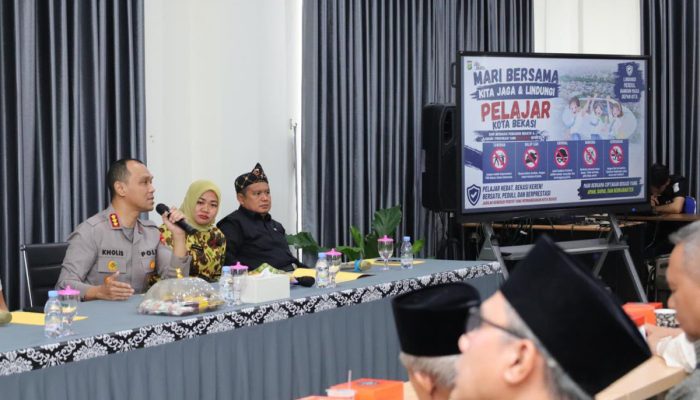 Polres Metro Bekasi Kota Gandeng 98 Kepala SMA Perkuat Program Jaga Pelajar