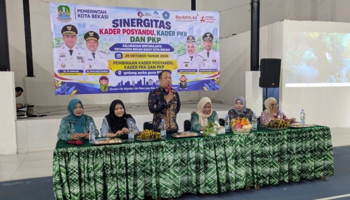 Camat Bekasi Barat Hadiri Pembinaan Kader PKK, Posyandu dan Sosialisasi WPA