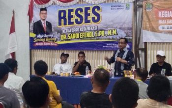 Reses III di RW 30 Pejuang, Sardi Efendi Ajak Warga Susun Perencanaan 2028